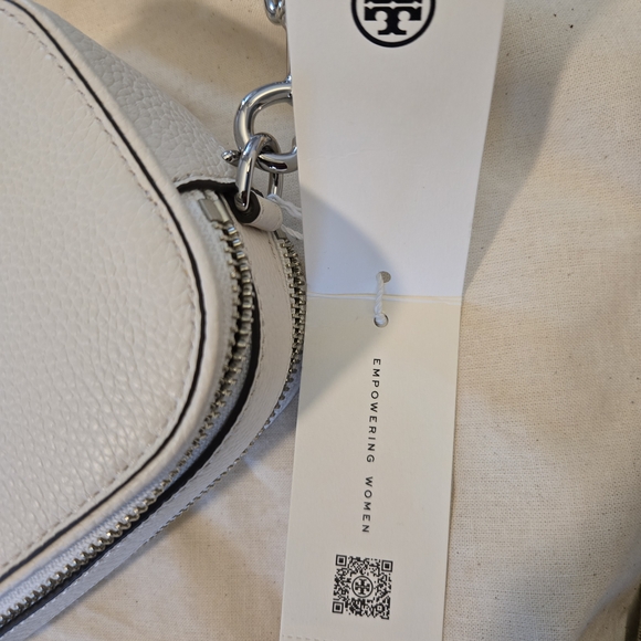 Tory Burch Mini Miller White Ivory Crossbody Bag - New - Picture 9 of 11